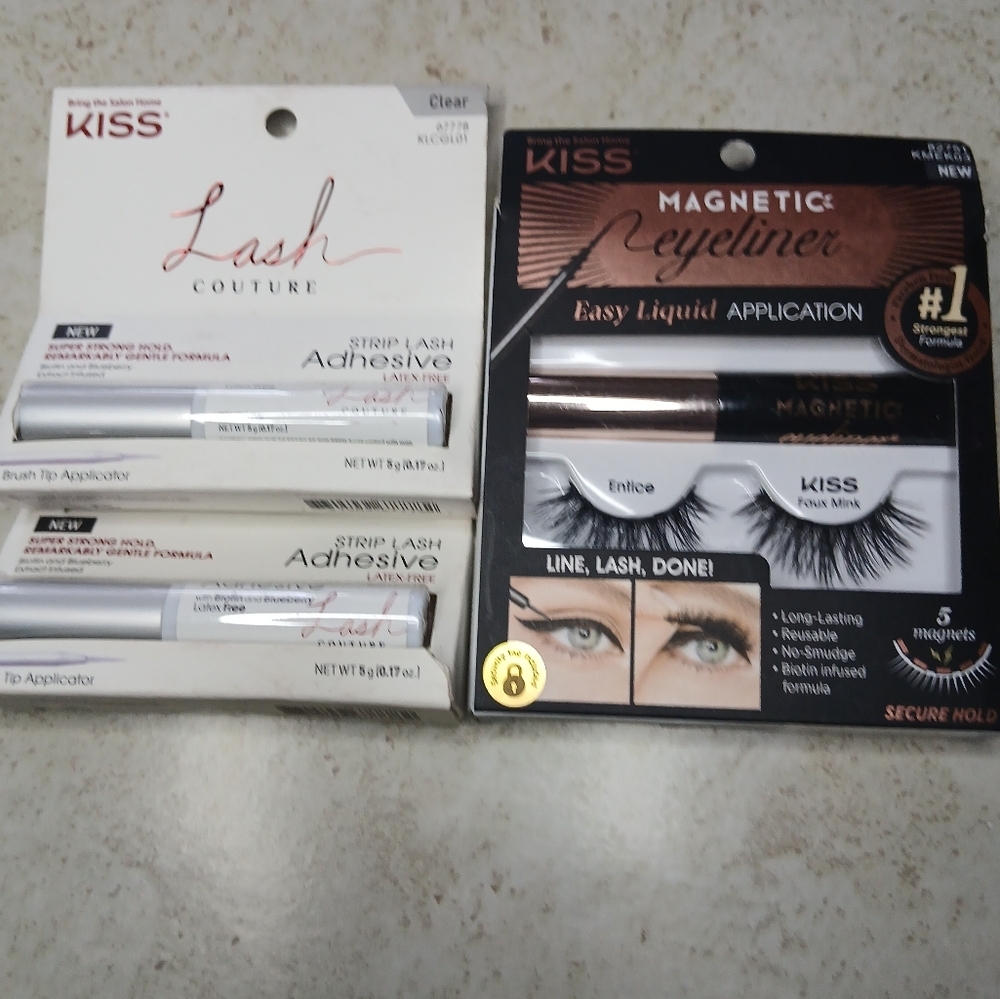 KISS‎ Lash Adhesive and Magnetic Eyeliner Set
